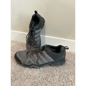 Adidas Terrex Mens Hiking Shoes Grey Black Low Top Sneakers Size 11 #2234